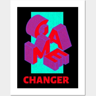 Cool 3D Game Changer Design Posters and Art